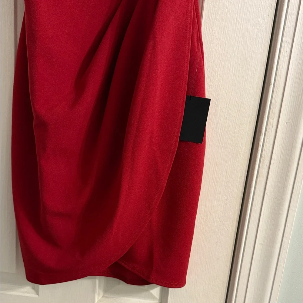 Lulu's Red Mini Cocktail Dress - Picture 4 of 5